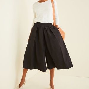 Kowtow Black Organic Cotton Culottes